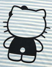 画像をギャラリービューアに読み込む, HELLO KITTY x little sunny bite stripe long tee / BLUE BD