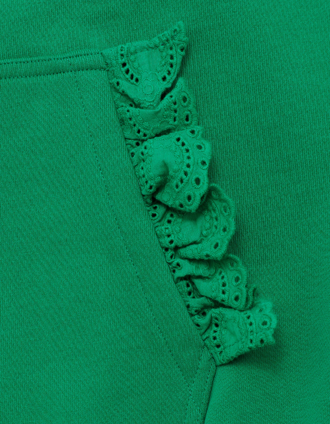 lacy logo hoodie / GREEN