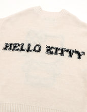 画像をギャラリービューアに読み込む, HELLO KITTY x little sunny bite knit top / WHITE