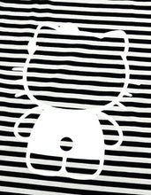 画像をギャラリービューアに読み込む, HELLO KITTY x little sunny bite stripe long tee / BLACK BD