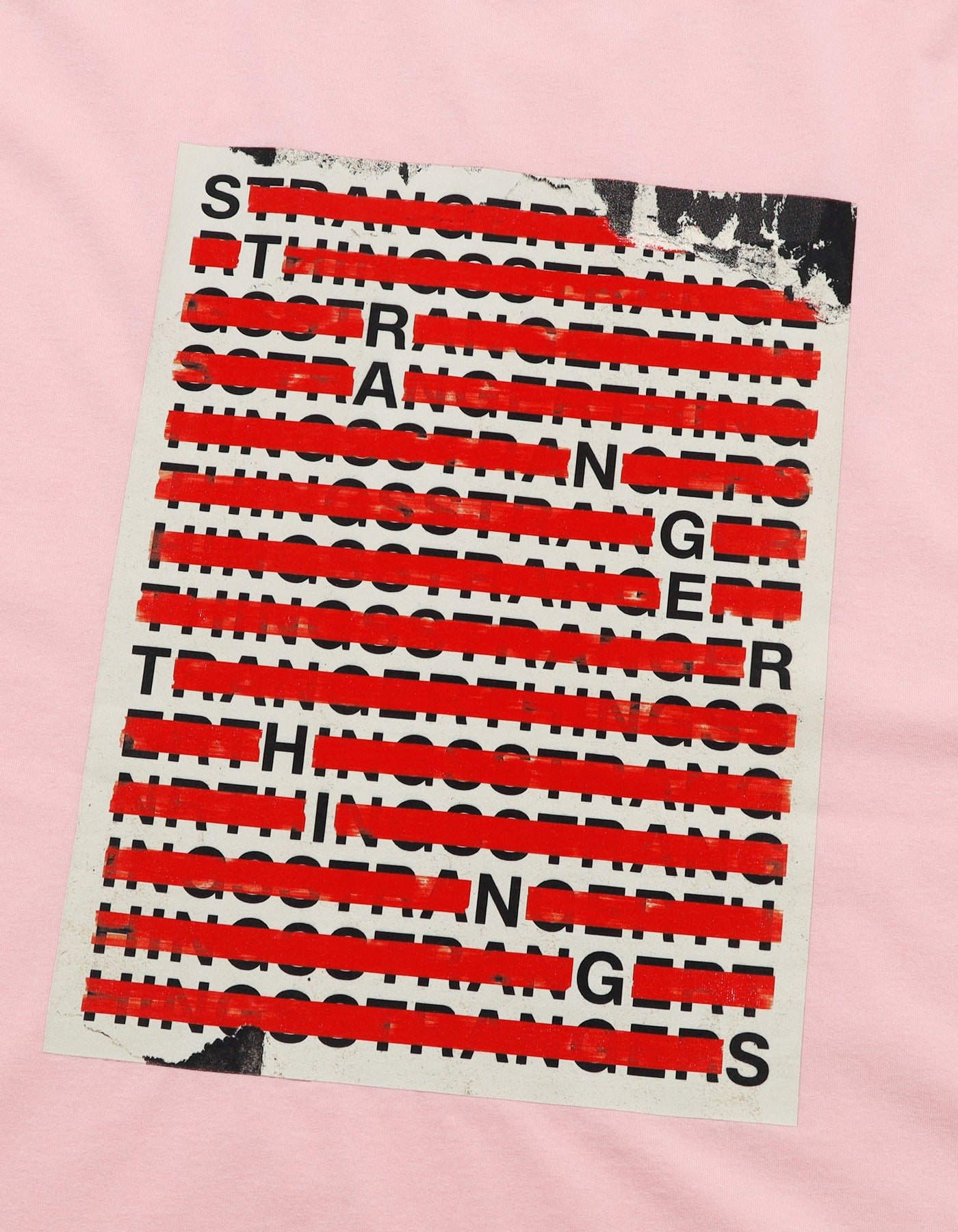 【PRE-ORDER】stranger things x little sunny bite click verify long tee / PINK