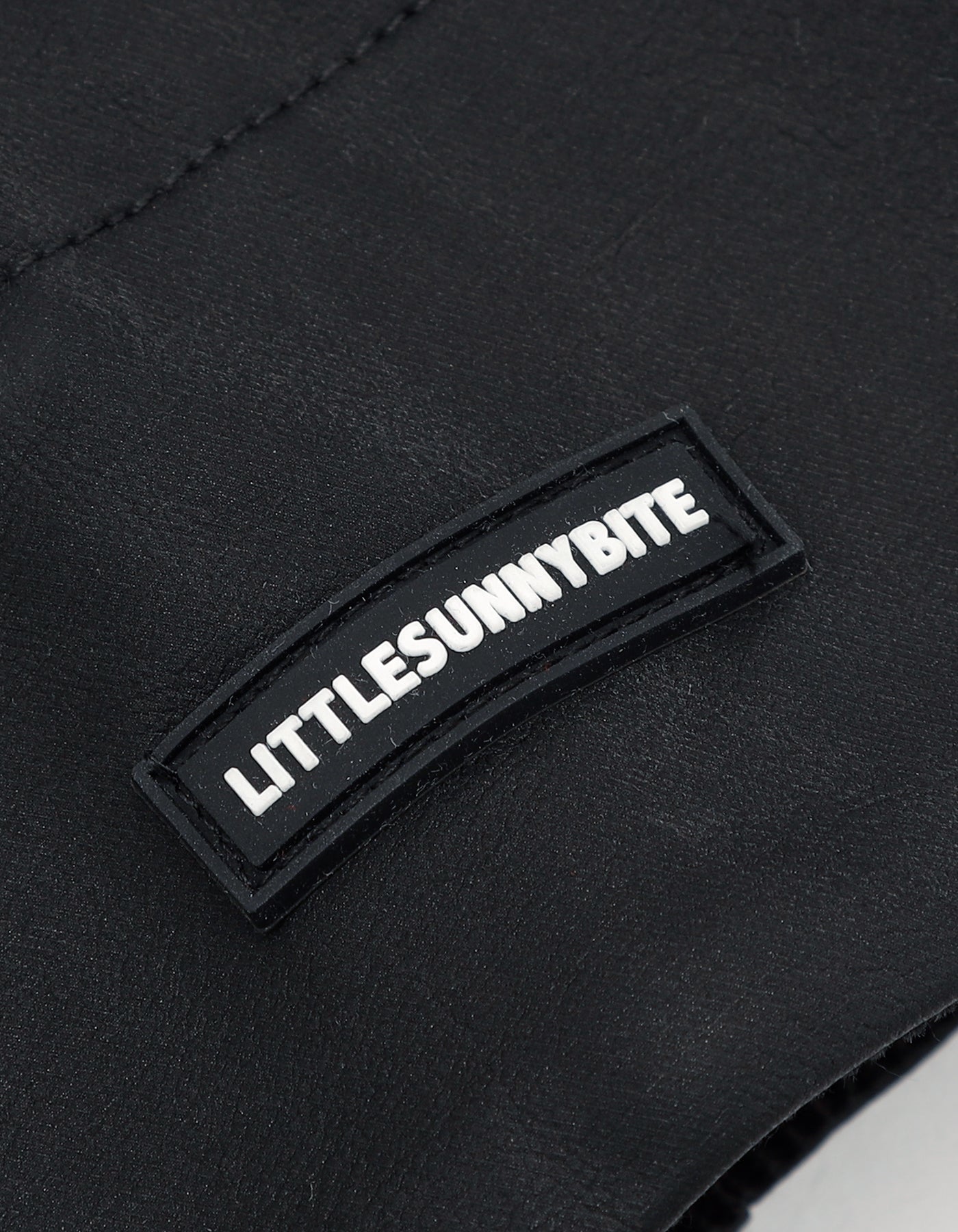 little sunny bite (リトルサニーバイト)fake leather jacket / BLACK