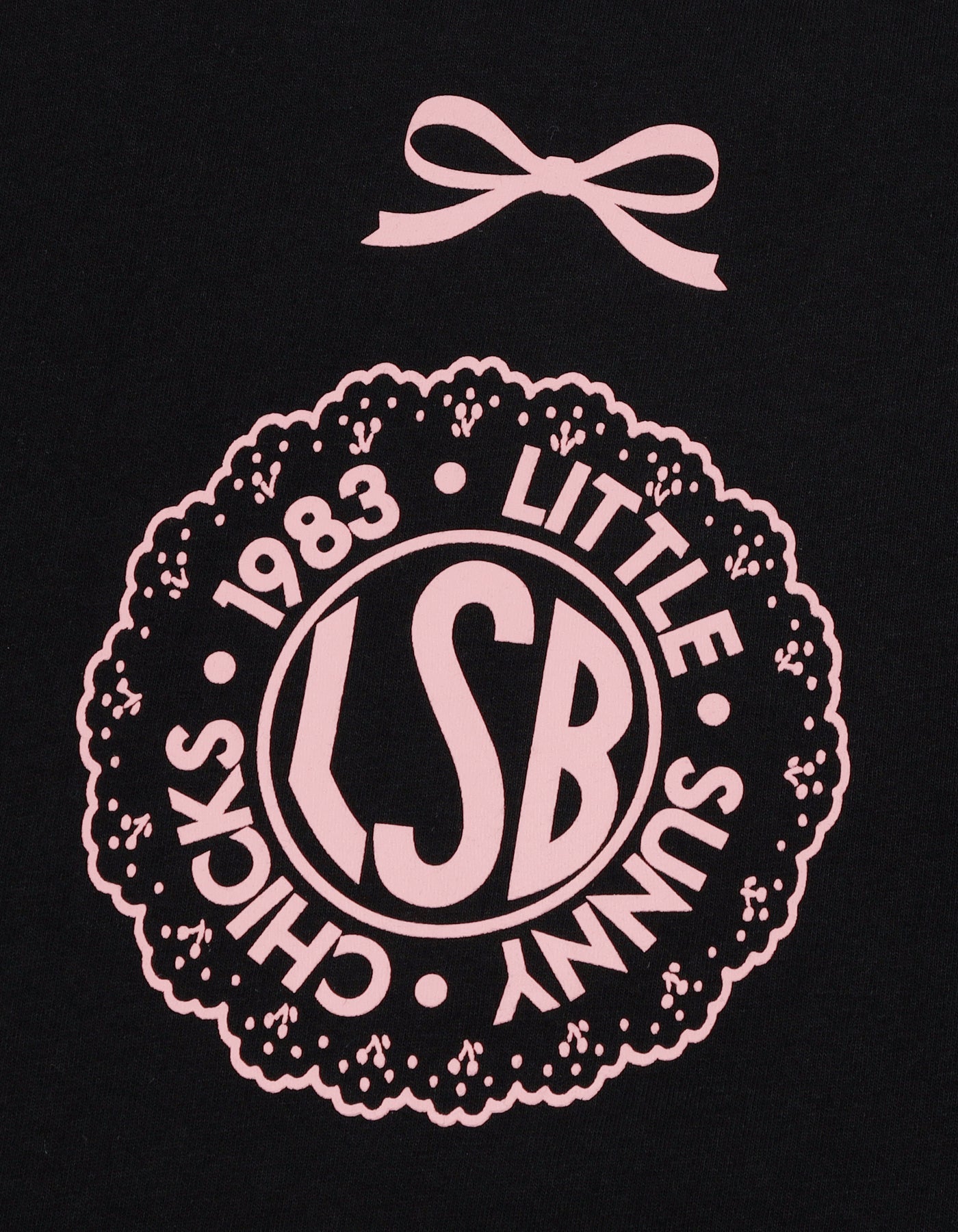 MARRONCREAM x little sunny bite big tee / BLACK