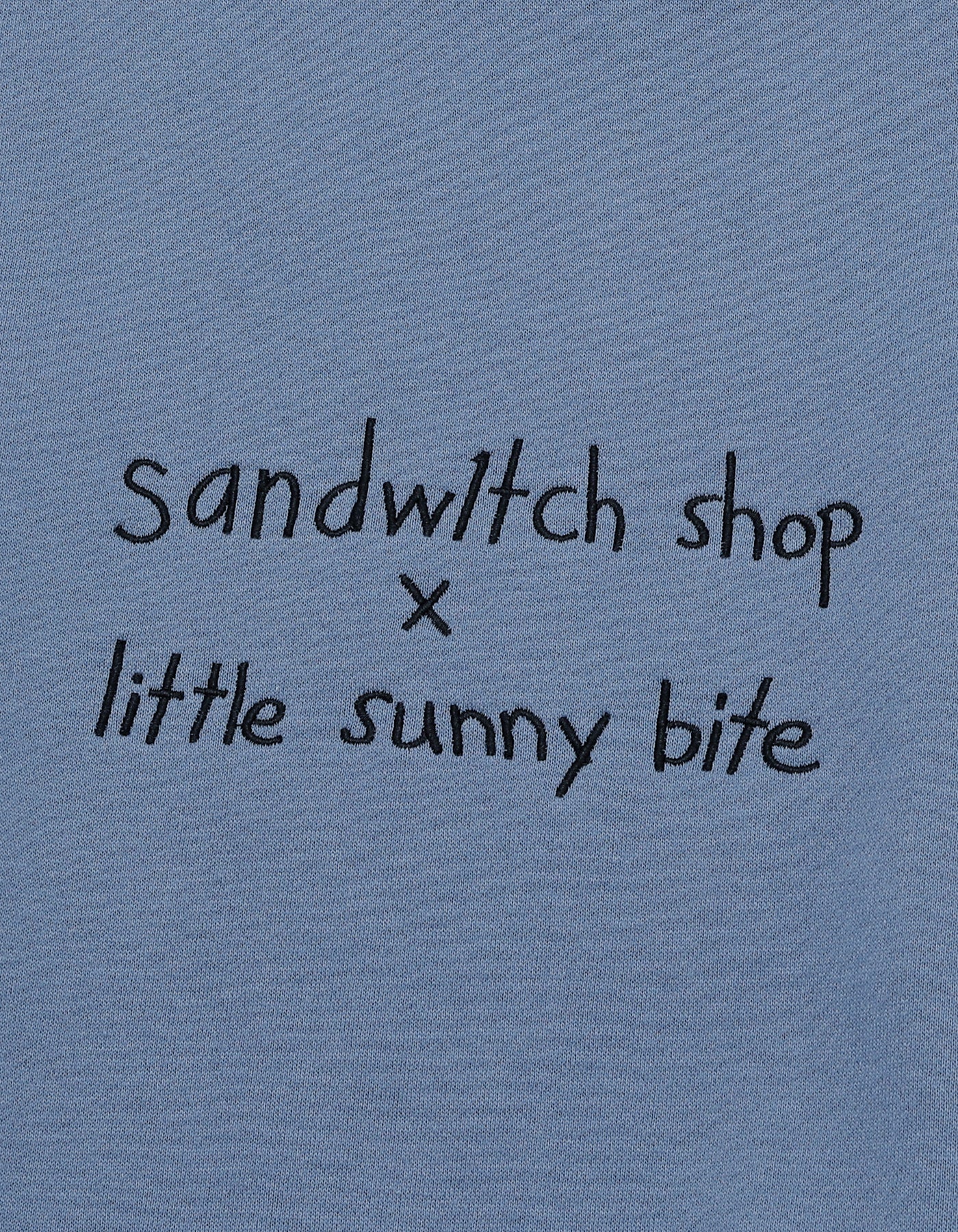 sandw1tch shop x little sunny bite pop band sweat top / BLUE