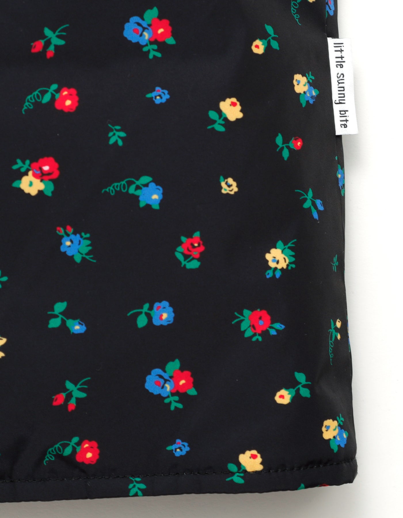 little sunny bite (リトルサニーバイト)floral long jacket / BLACK