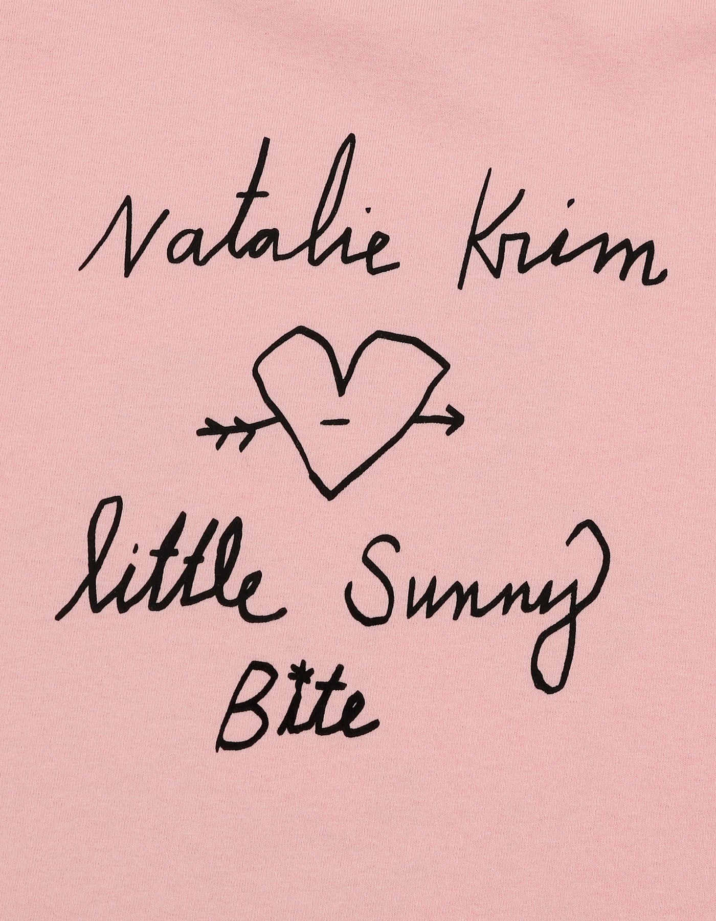 little sunny bite x natalie krim a girl long tee / PINK