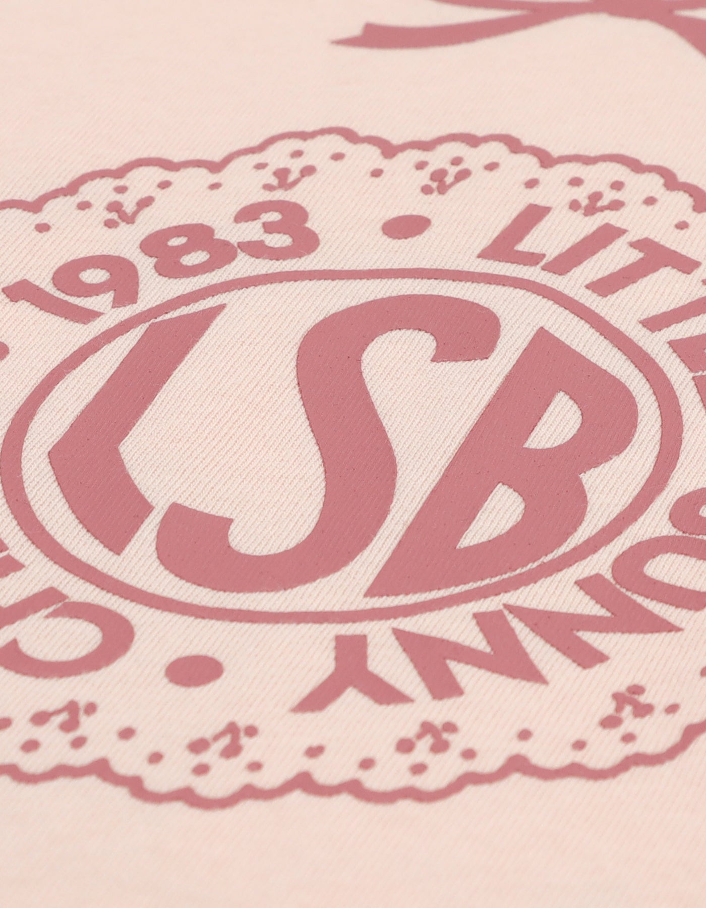 MARRONCREAM x little sunny bite big tee / PINK
