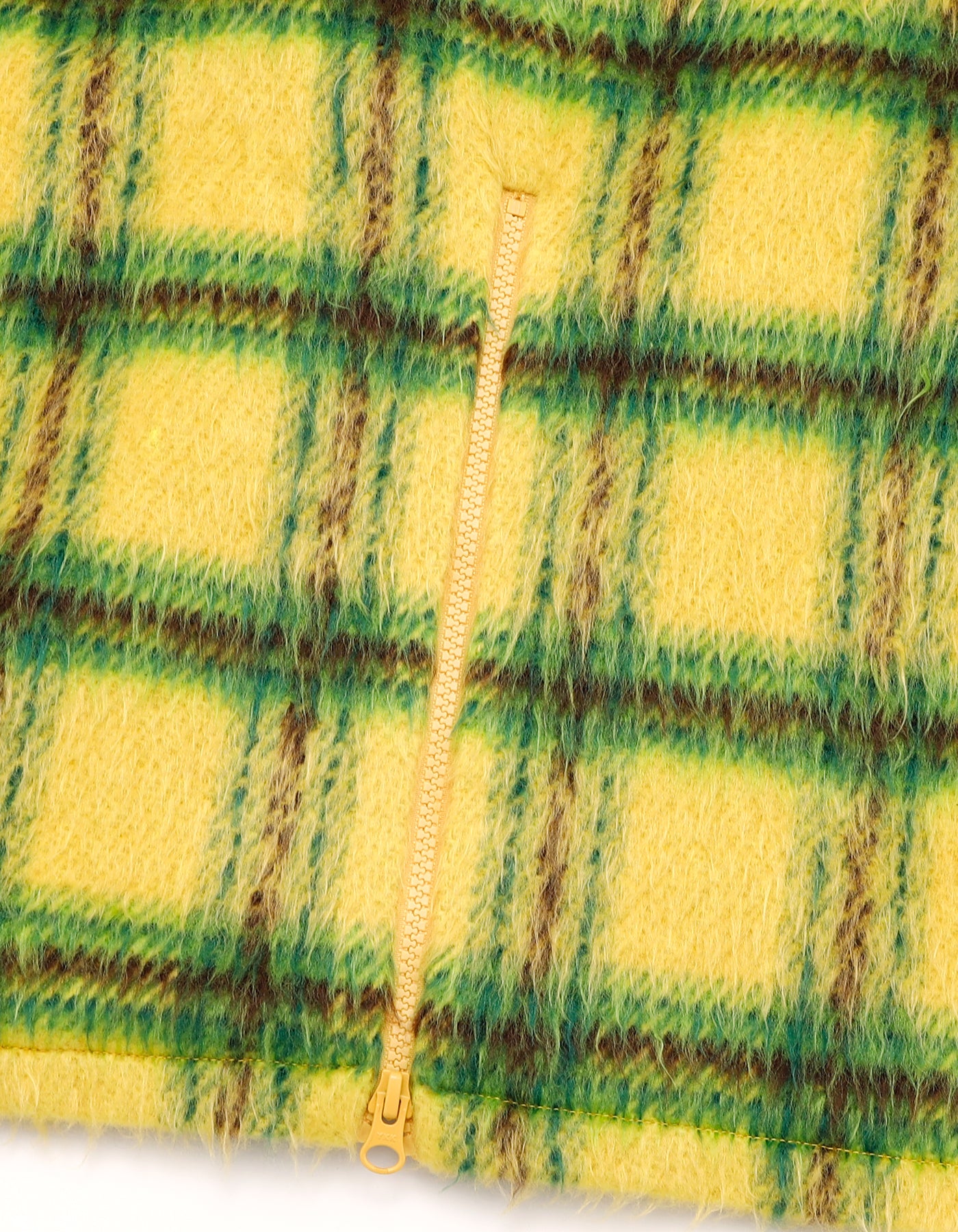 check jacket / YELLOW