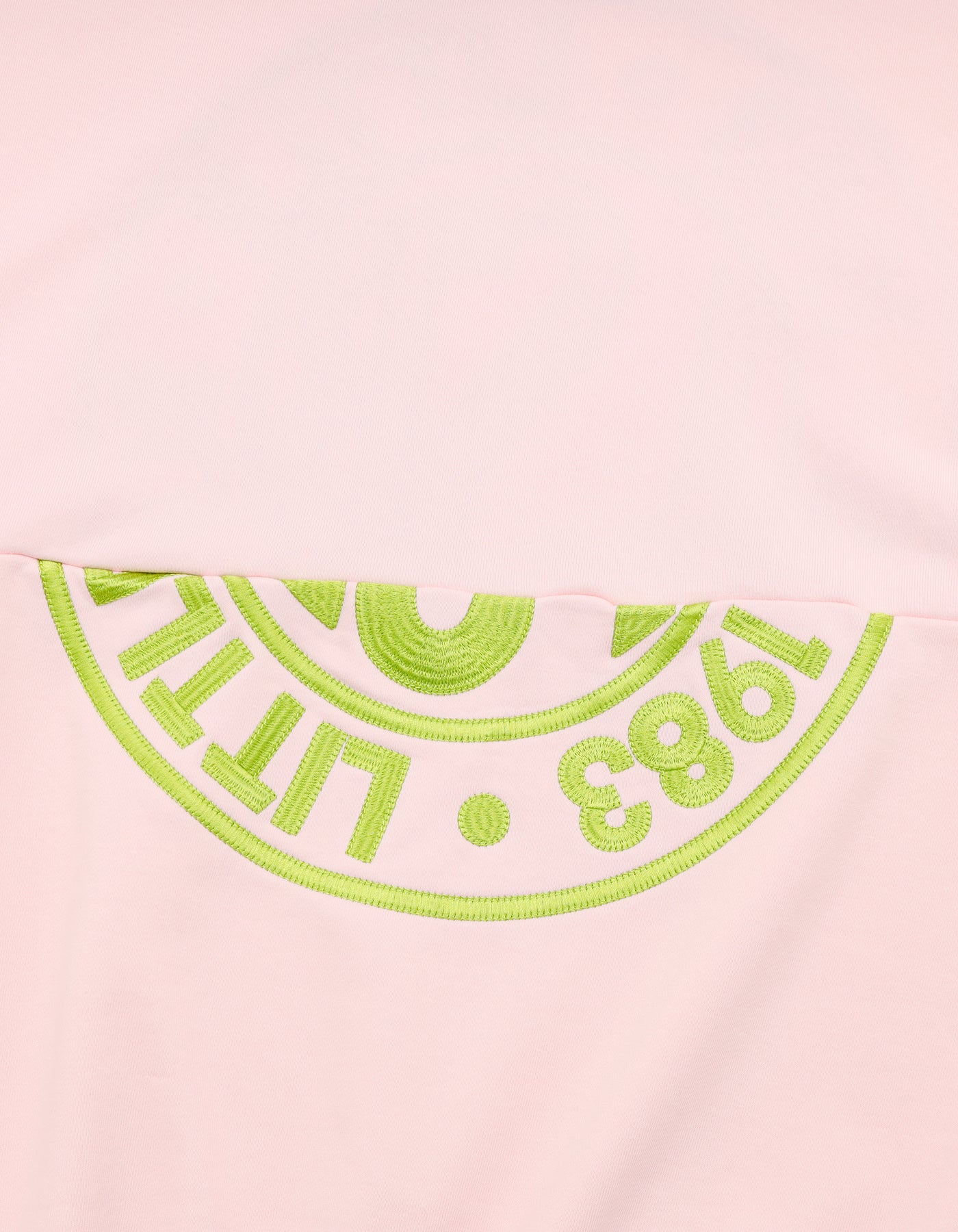 logo sweat top / PINK