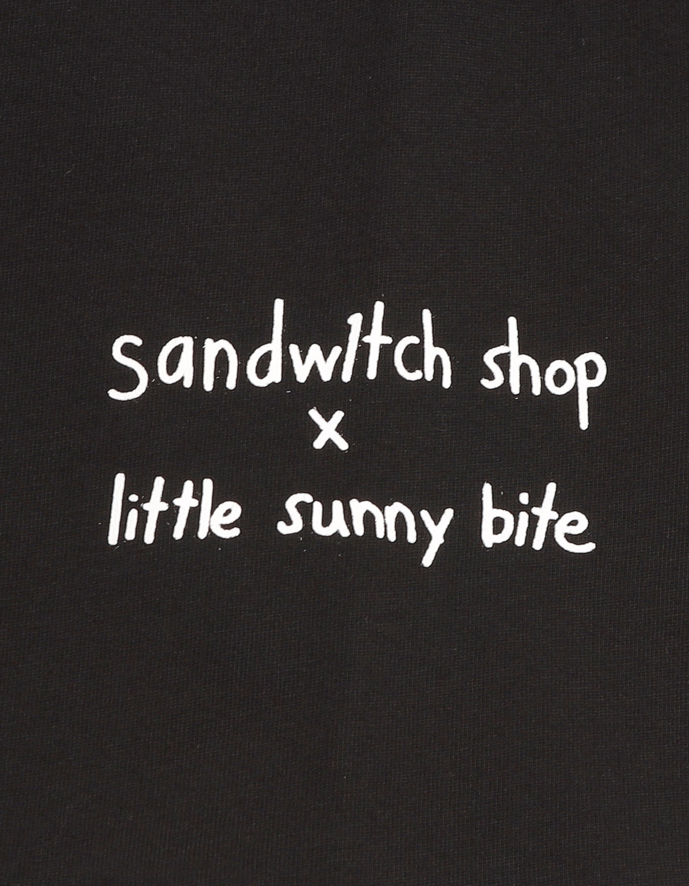 sandw1tch shop x little sunny bite tee / BLACK