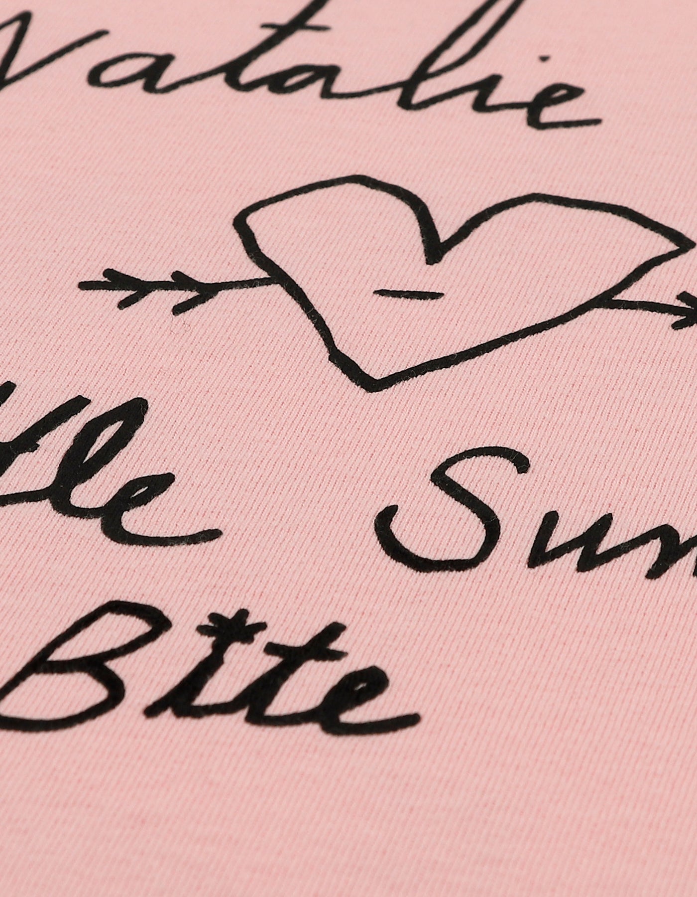 little sunny bite x natalie krim a girl long tee / PINK