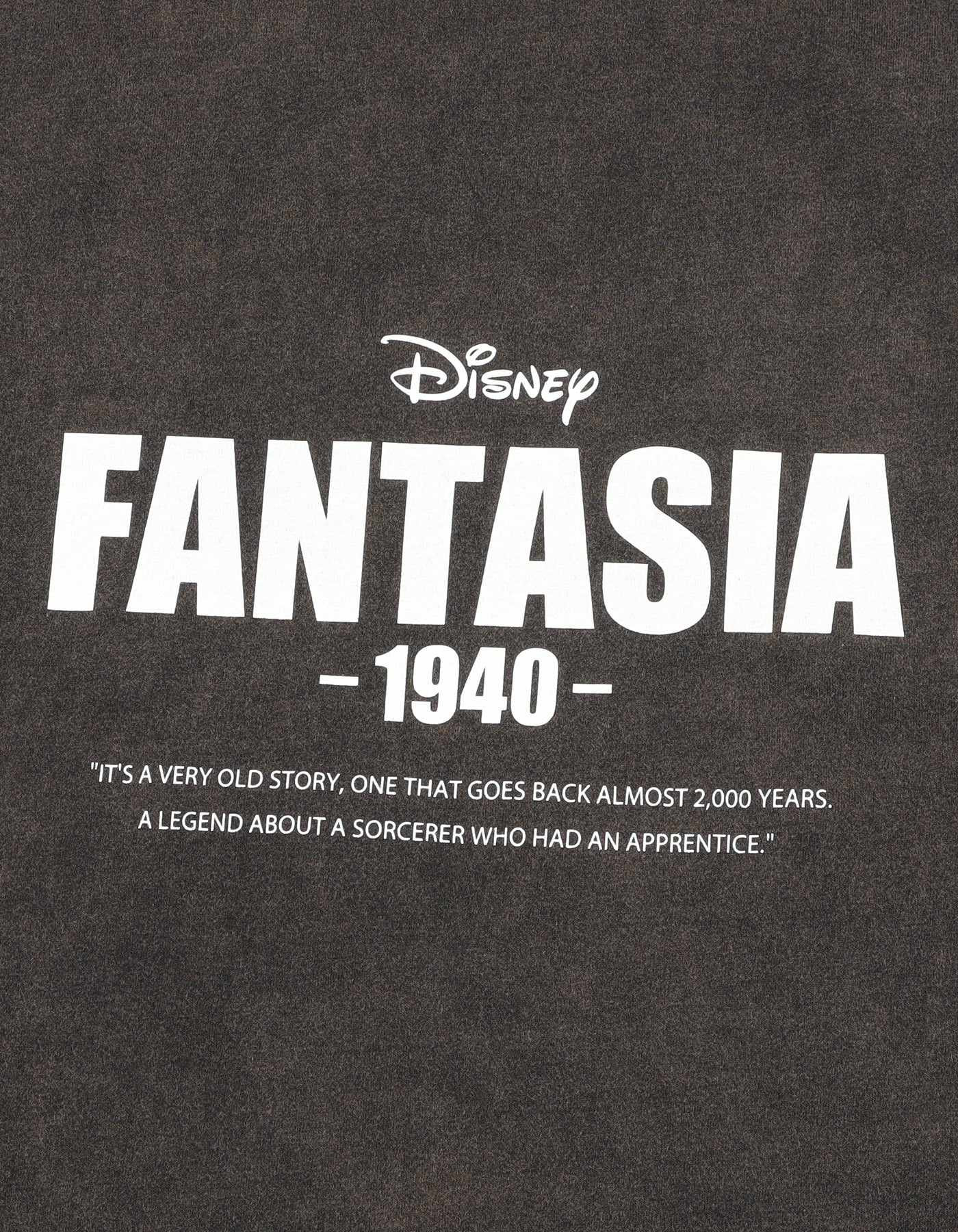 little sunny bite Disney collection / fantasia mickey mouse big tee / BLACK