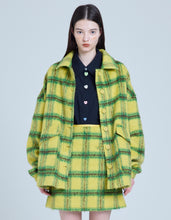 画像をギャラリービューアに読み込む, check jacket / YELLOW