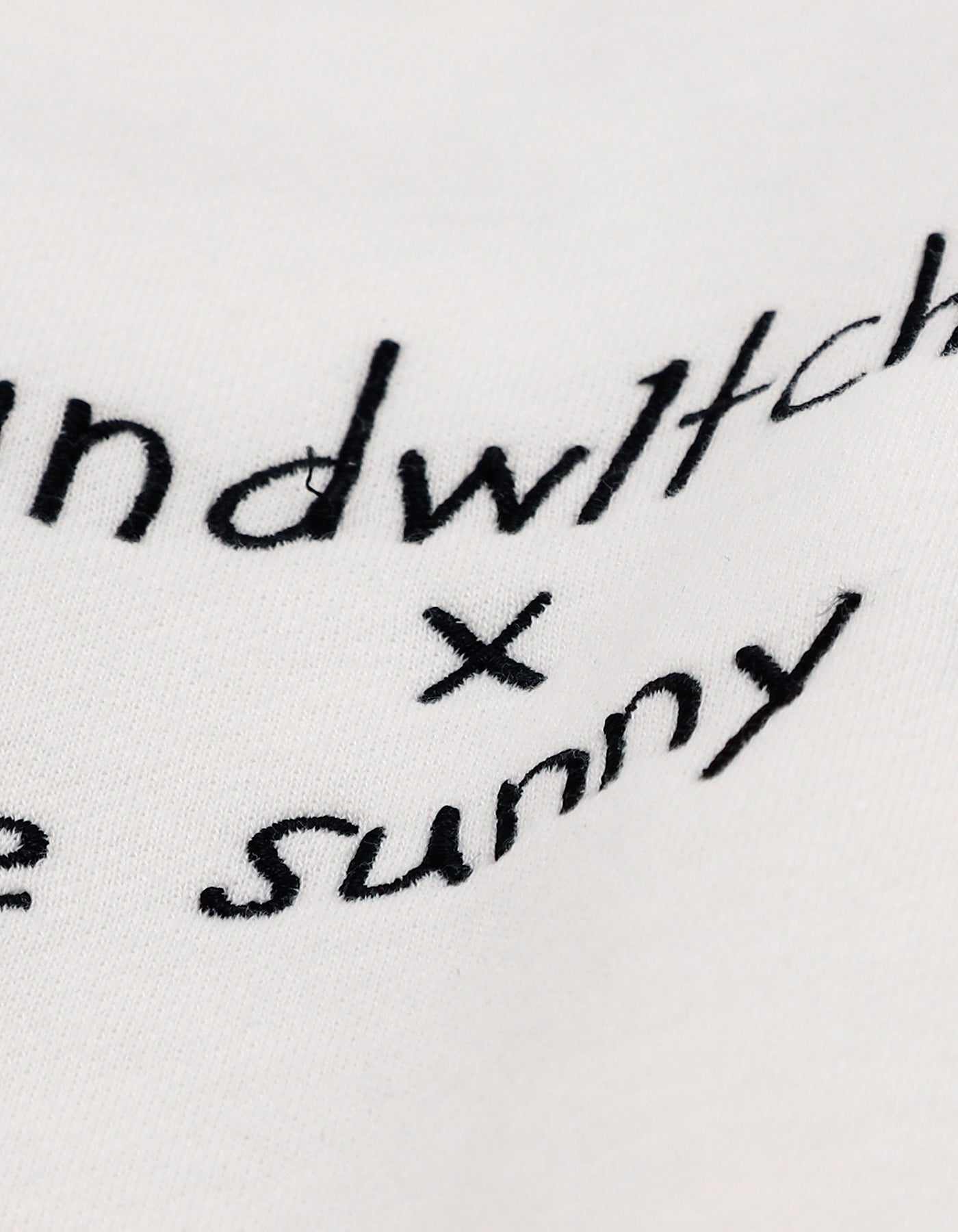 sandw1tch shop x little sunny bite pop band sweat top / WHITE