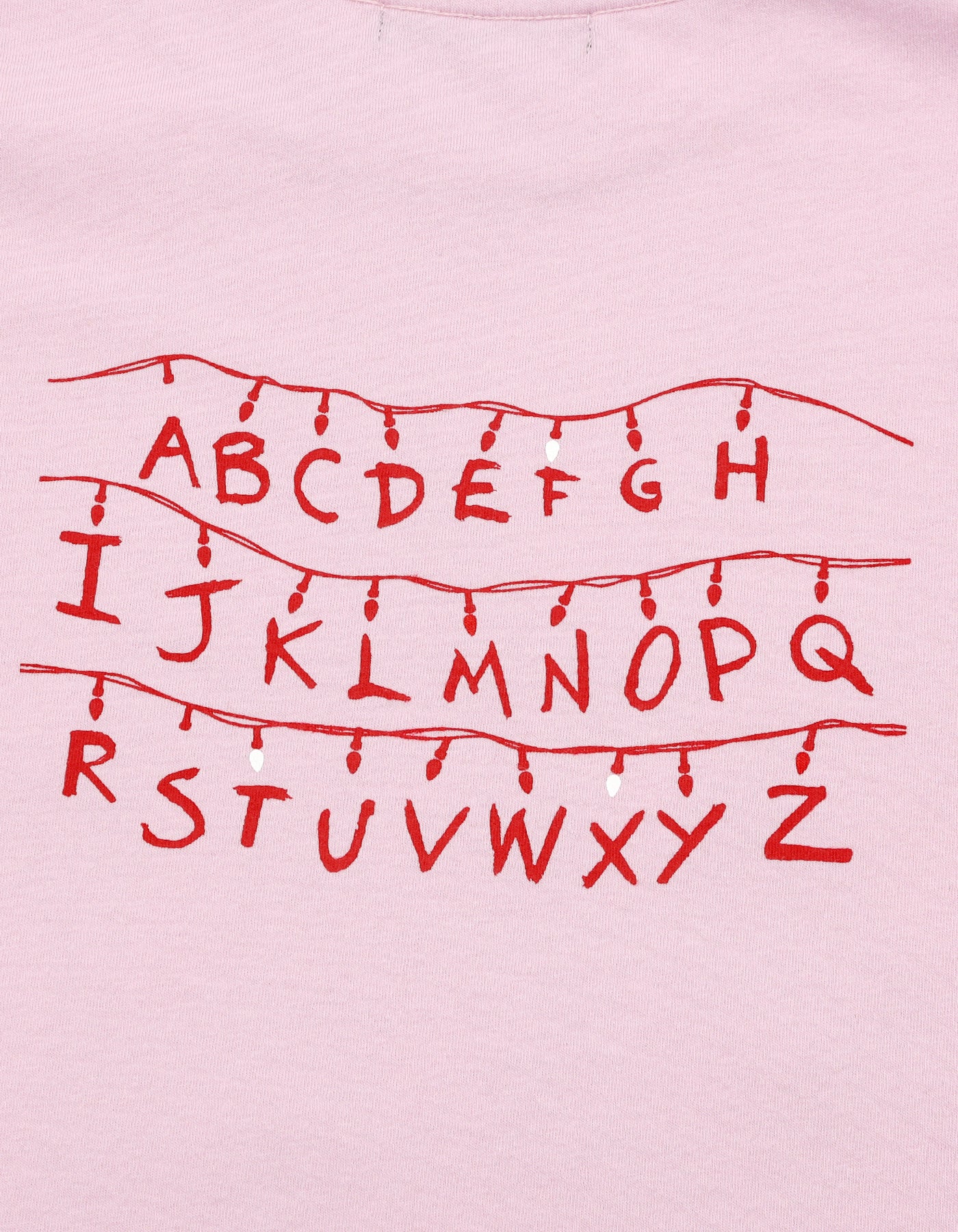 【PRE-ORDER】stranger things x little sunny bite graphic big tee / PINK