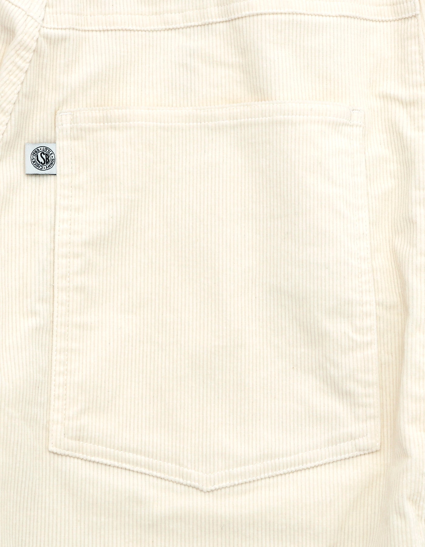 corduroy pants / WHITE