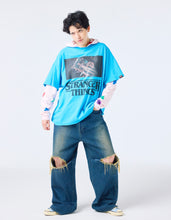 画像をギャラリービューアに読み込む, 【PRE-ORDER】stranger things x little sunny bite photo big tee / BLUE