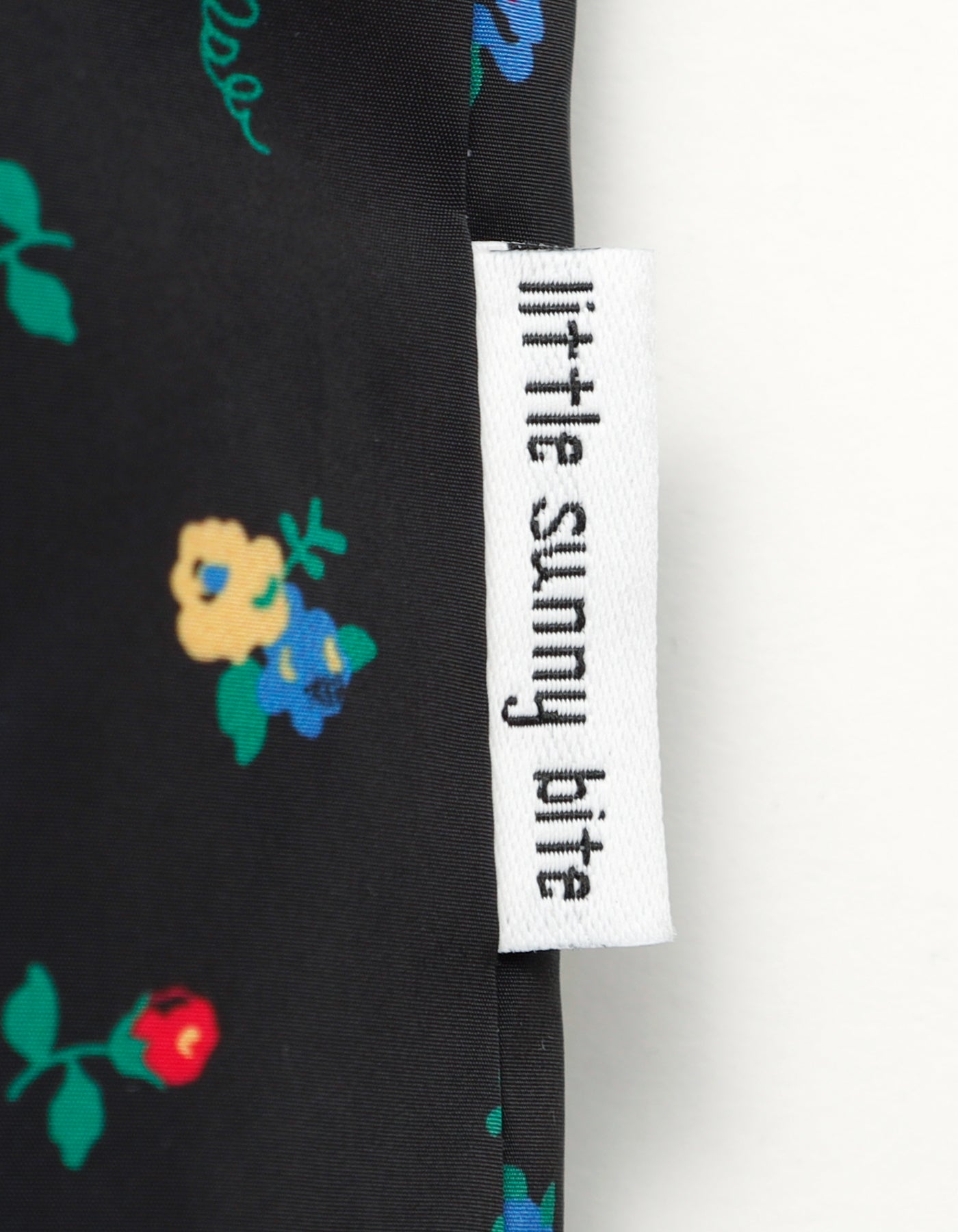 little sunny bite (リトルサニーバイト)floral long jacket / BLACK