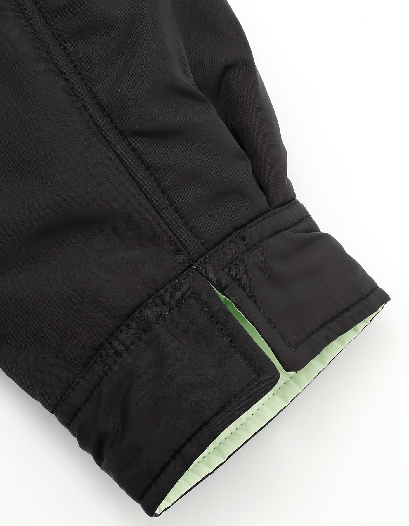 AVIREX x little sunny bite nylon reversible jacket / BLACK×GREEN