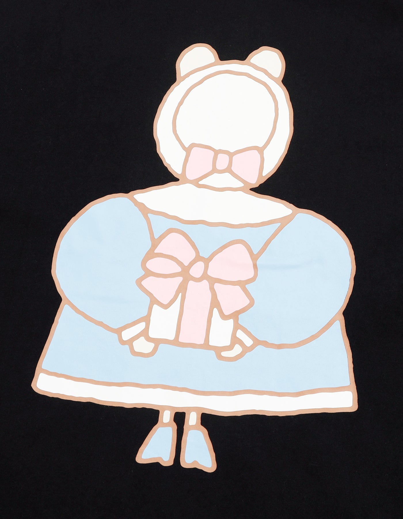 MARRONCREAM x little sunny bite long tee / BLACK