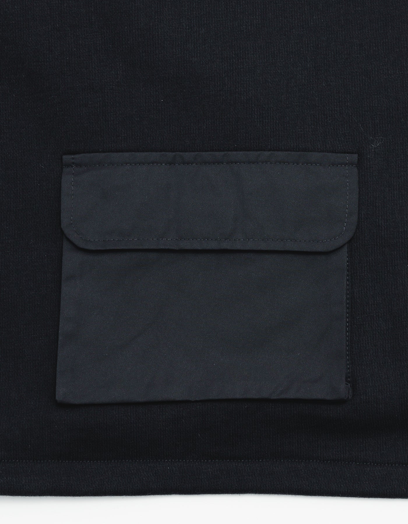 pocket hoodie / BLACK