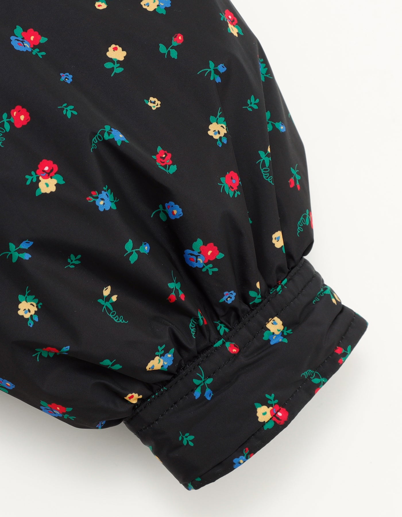 little sunny bite (リトルサニーバイト)floral long jacket / BLACK