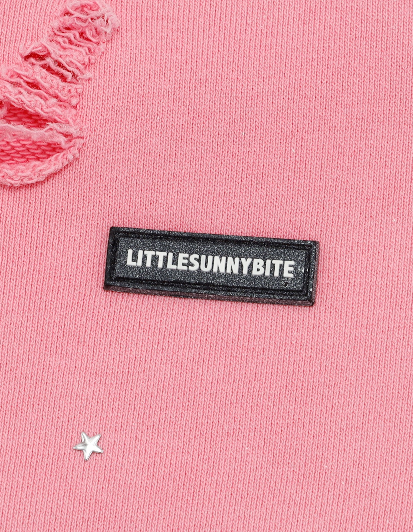 【PRE-ORDER】stranger things x little sunny bite logo sweat top / PINK