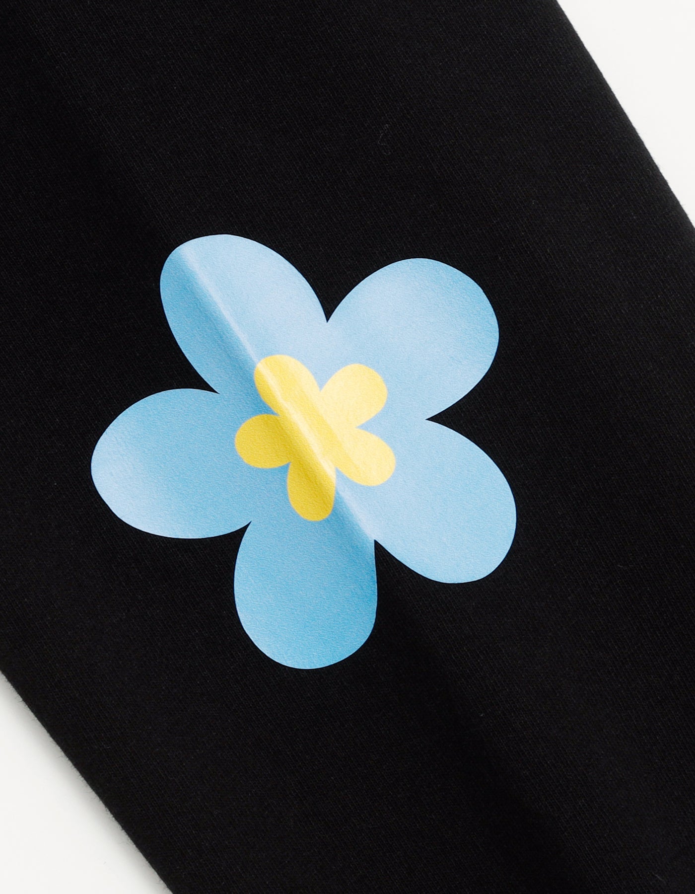 hello kitty x little sunny bite frill long tee / BLACK