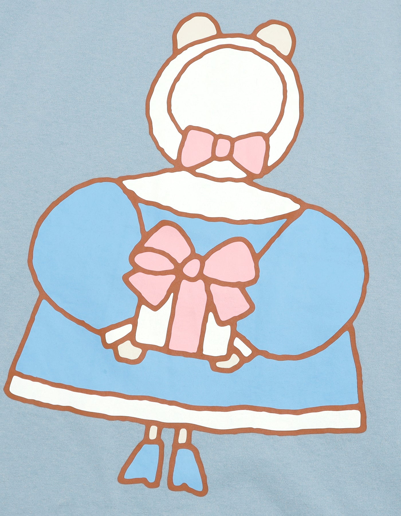 MARRONCREAM x little sunny bite long tee / BLUE