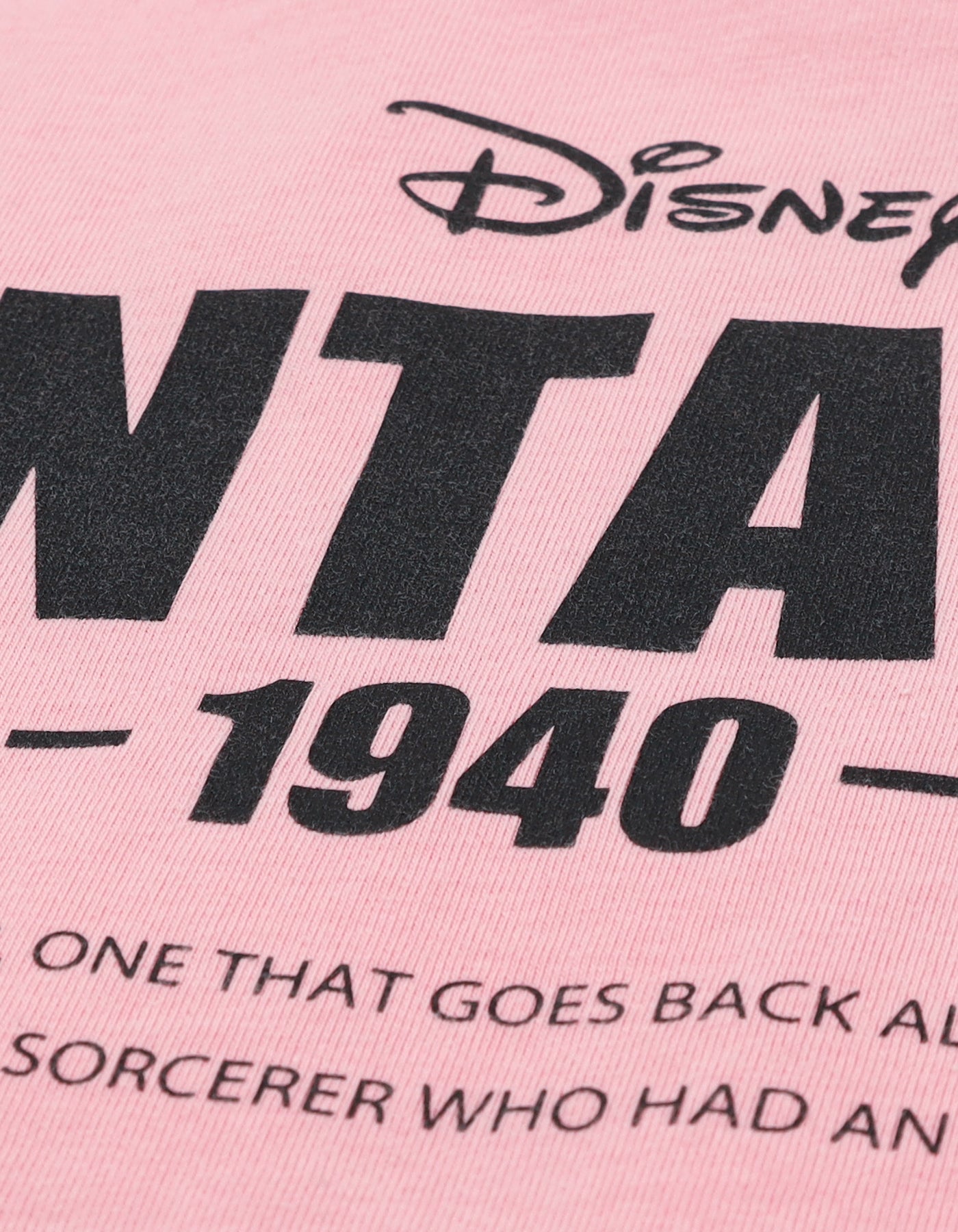 little sunny bite Disney collection / fantasia mickey mouse big tee / PINK