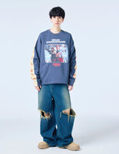 画像をギャラリービューアに読み込む, 【PRE-ORDER】stranger things x little sunny bite graphic sweat top / NAVY
