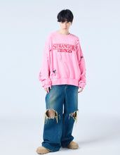 画像をギャラリービューアに読み込む, 【PRE-ORDER】stranger things x little sunny bite logo sweat top / PINK
