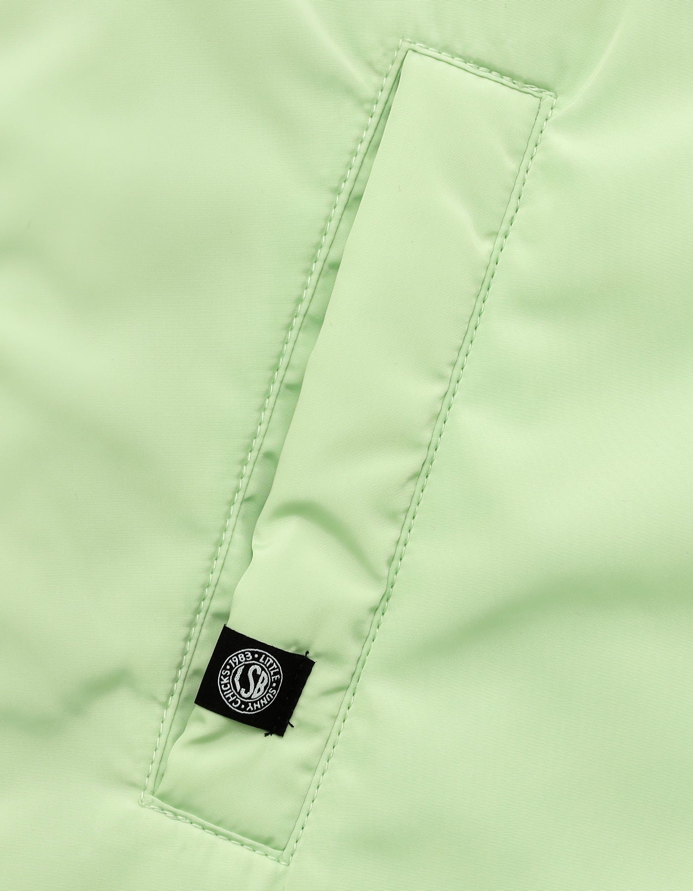 AVIREX x little sunny bite nylon reversible jacket / BLACK×GREEN