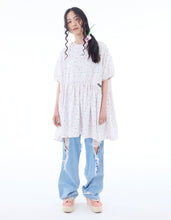 画像をギャラリービューアに読み込む, floral bomber mini dress tee / PINK