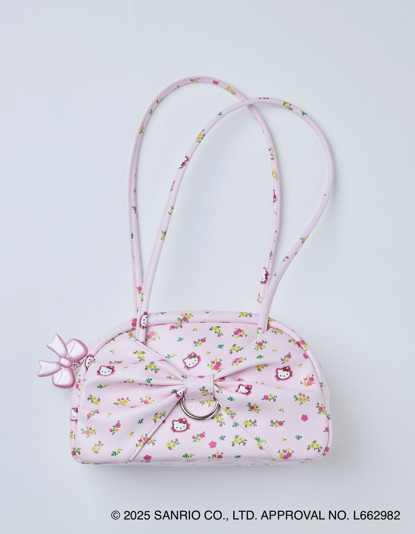 hello kitty x little sunny bite ribbon bag / PINK