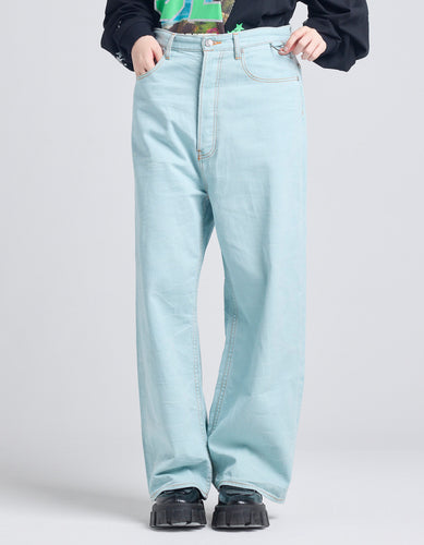 twill pants / BLUE