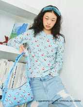 Load image into Gallery viewer, hello kitty x little sunny bite print tops / BLUE