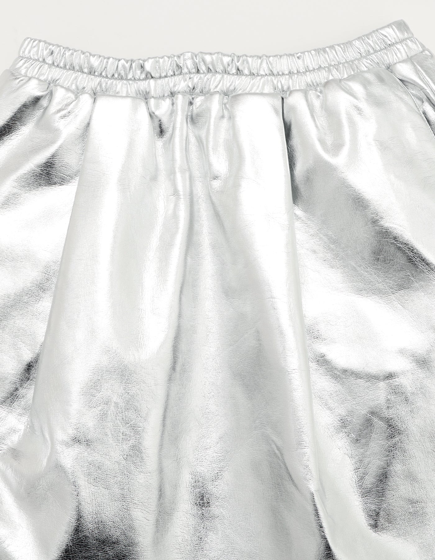 glitter skirt / SILVER