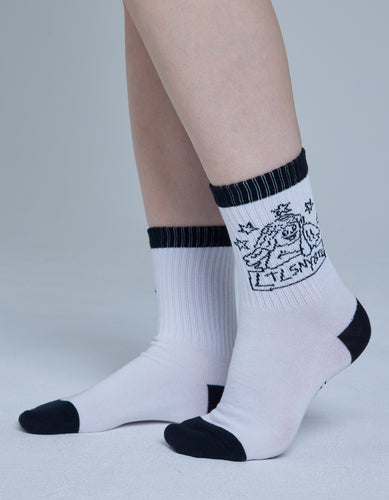 angel socks / WHITE