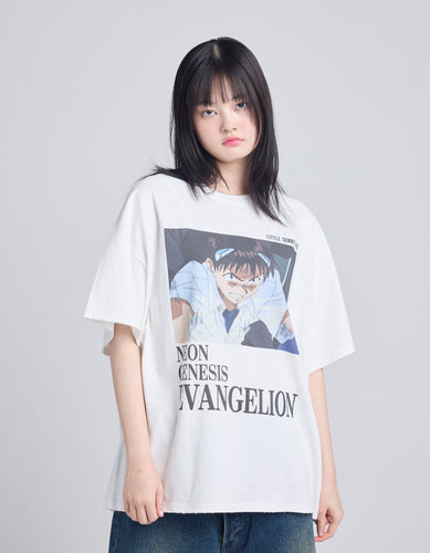 evangelion x little sunny bite big tee / WHITE