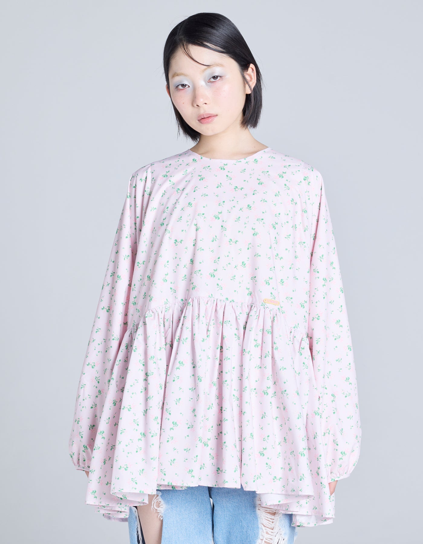 floral mini dress / PINK
