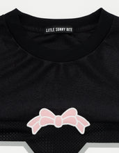 画像をギャラリービューアに読み込む, sporty mesh big tee / BLACK