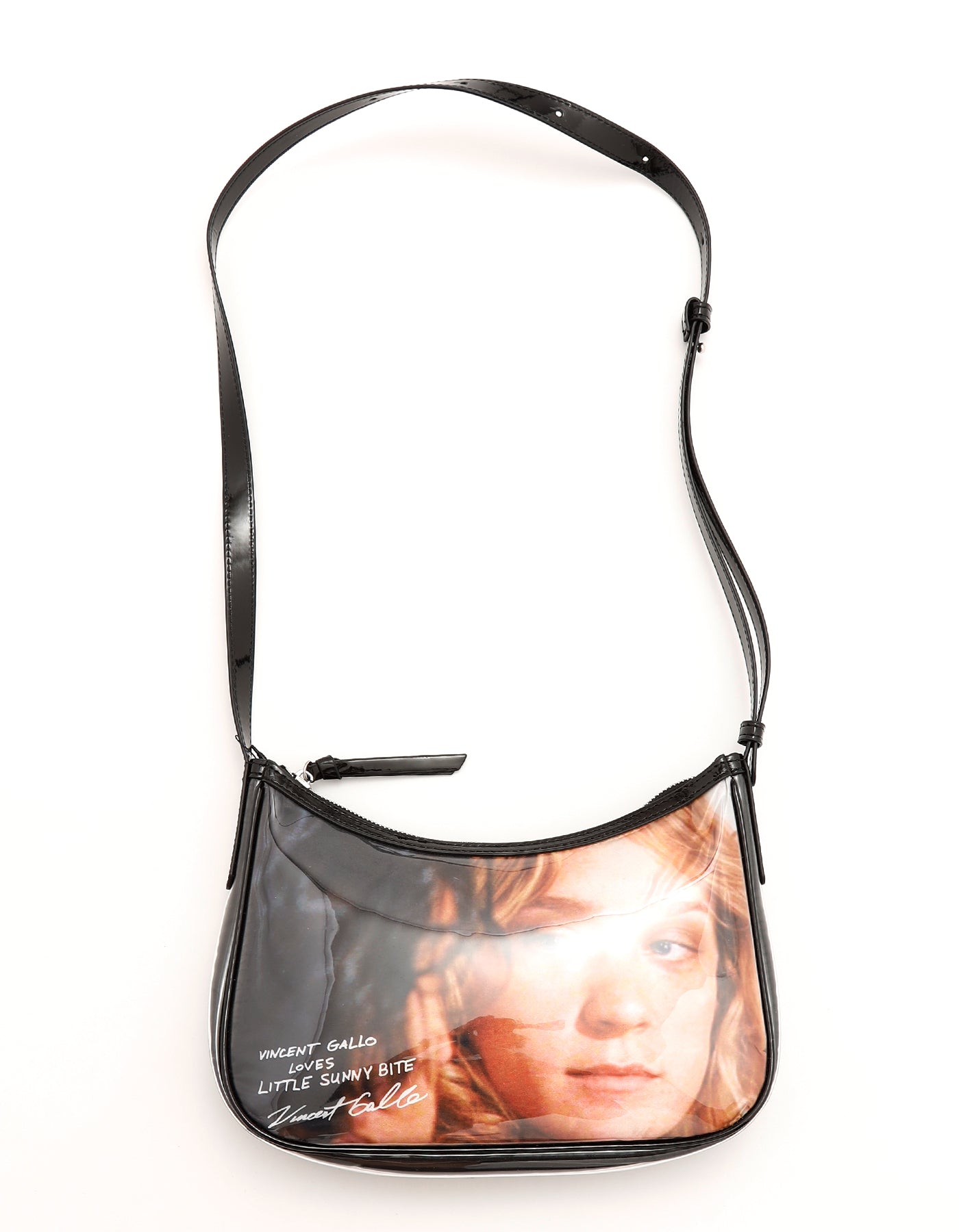 Vincent Gallo x little sunny bite photo PVC bag / BLACK