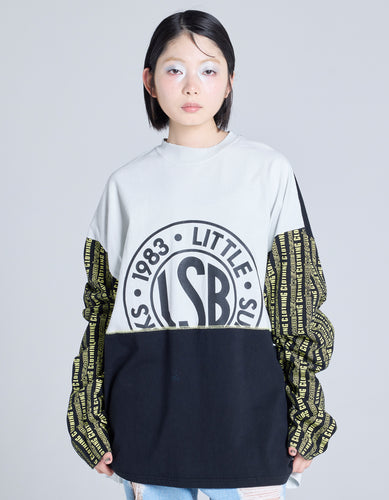 LSB logo long tee / WHITE