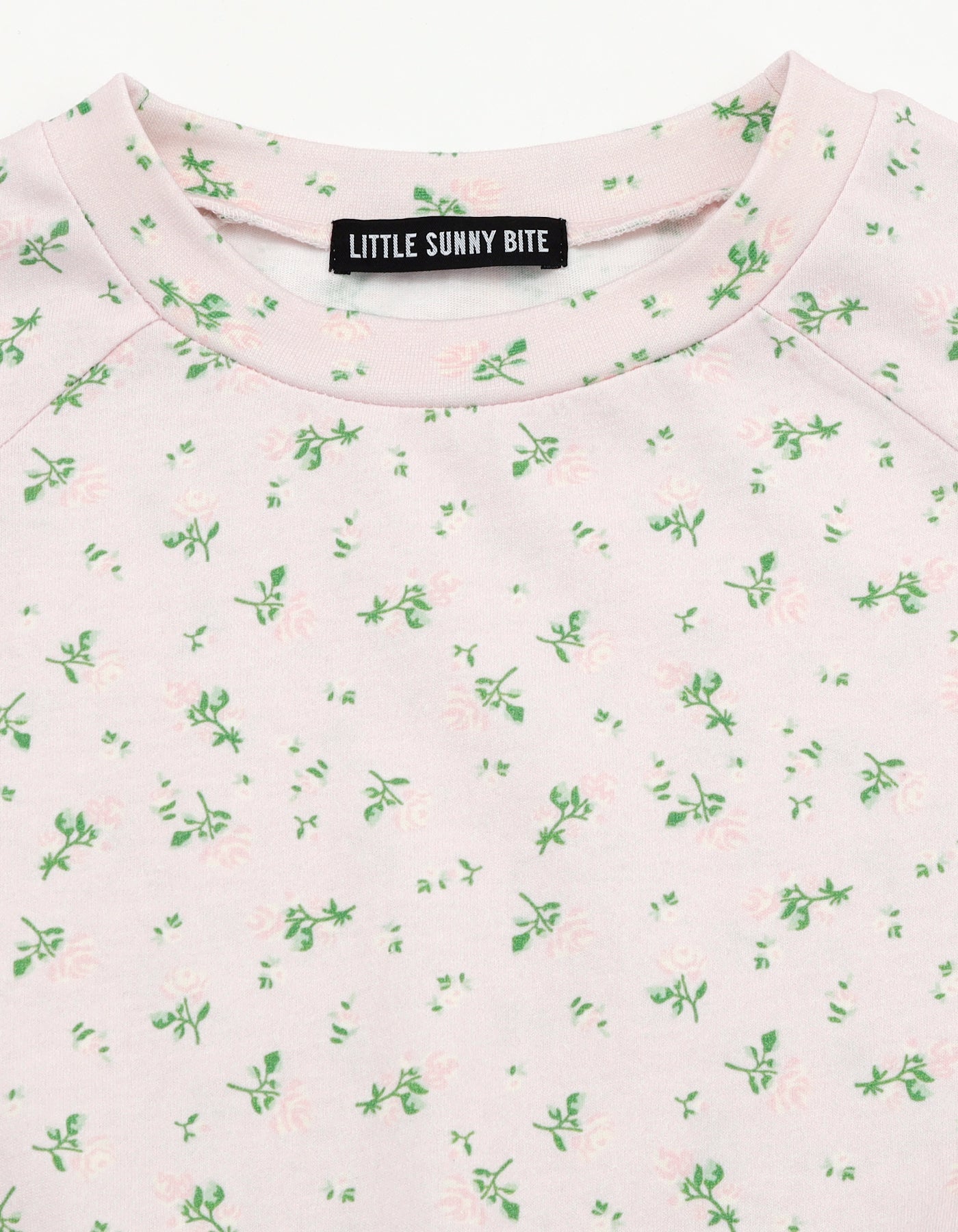 floral bomber mini dress tee / PINK