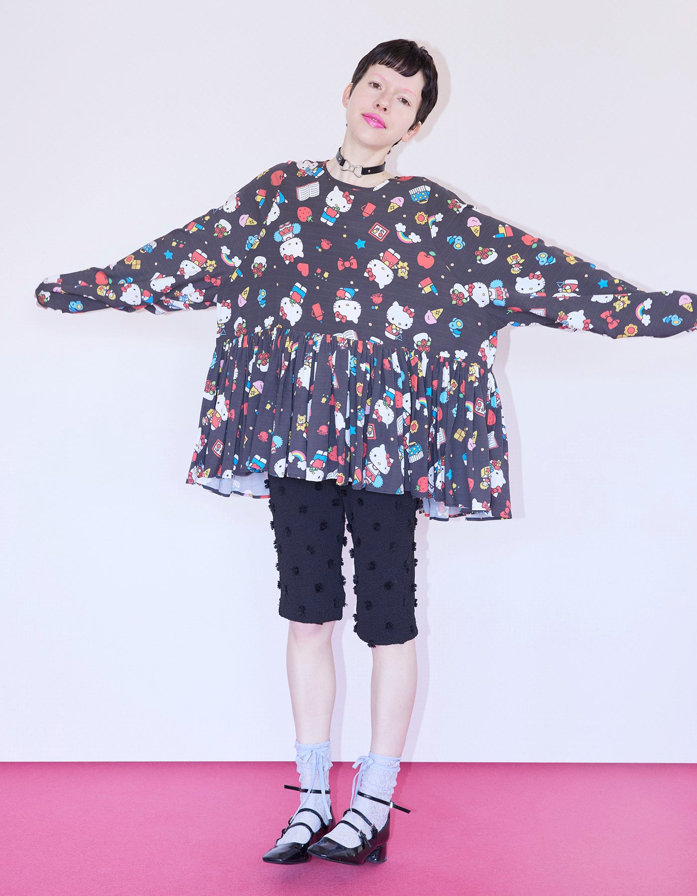 little Sunny Bite hello kitty x little sunny bite print dress