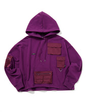 画像をギャラリービューアに読み込む, pocket hoodie / PURPLE