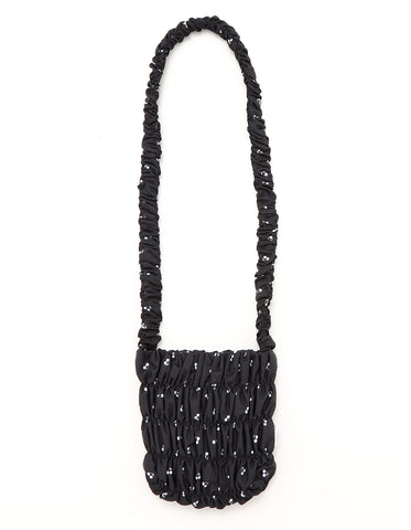 cherry shoulder bag / BLACK