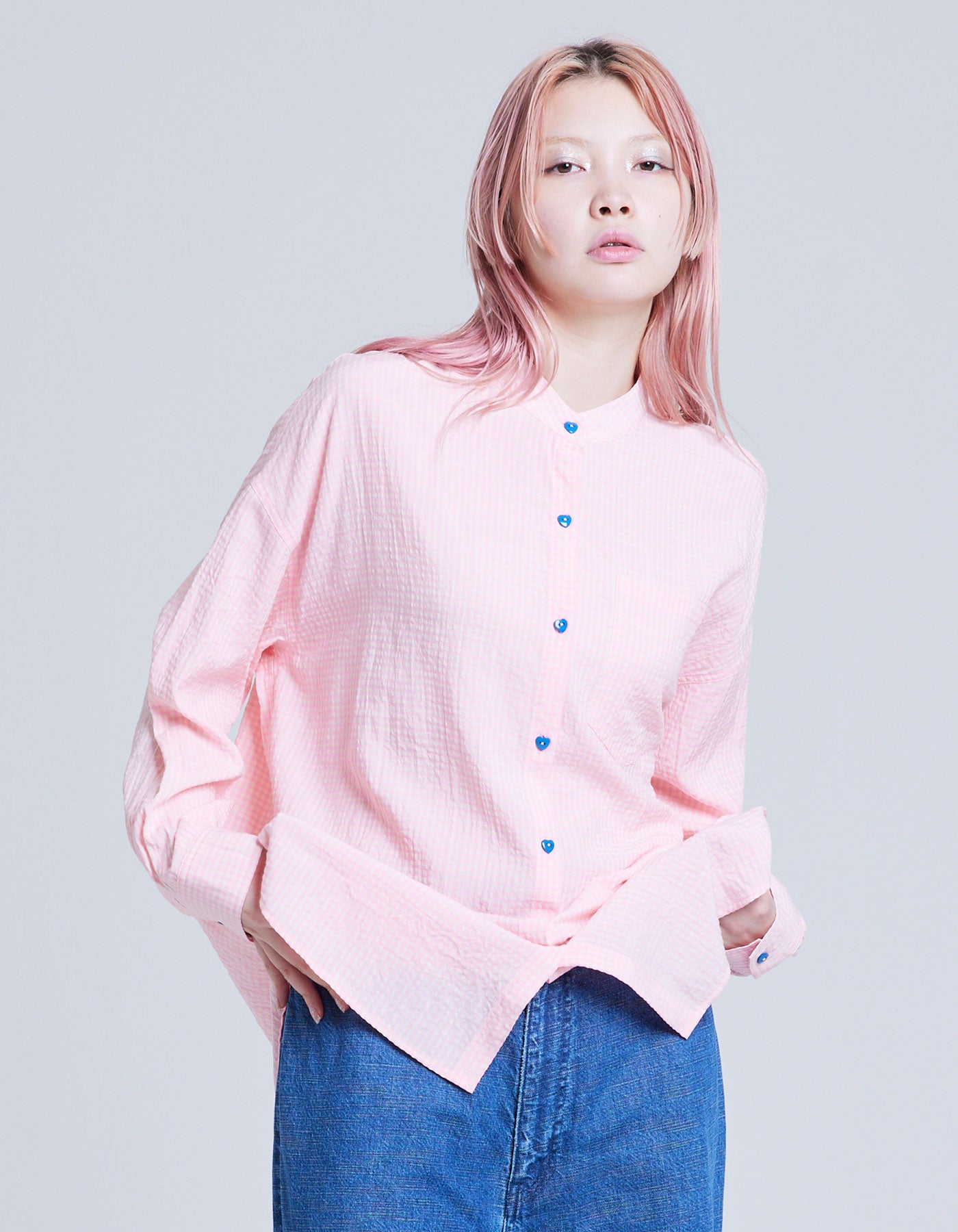 little sunny bite (リトルサニーバイト)checked long shirts