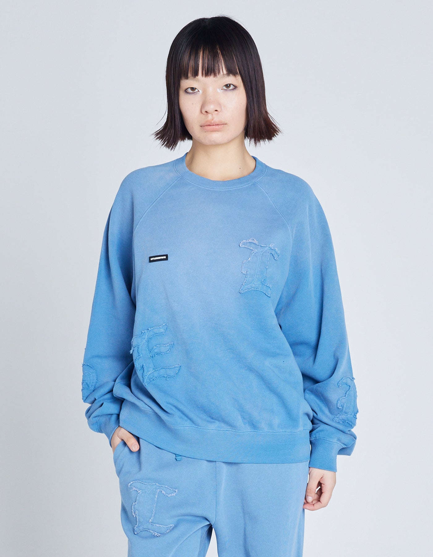 gradation sweat top / BLUE